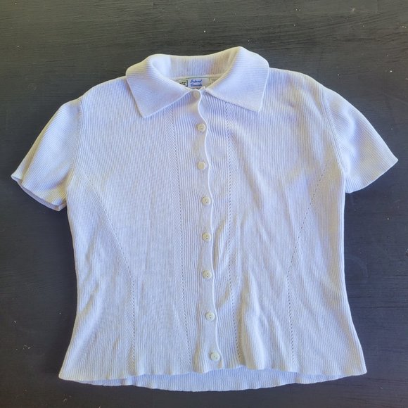 Vintage Island Casuals Cotton Knit Button-down - Picture 6 of 14